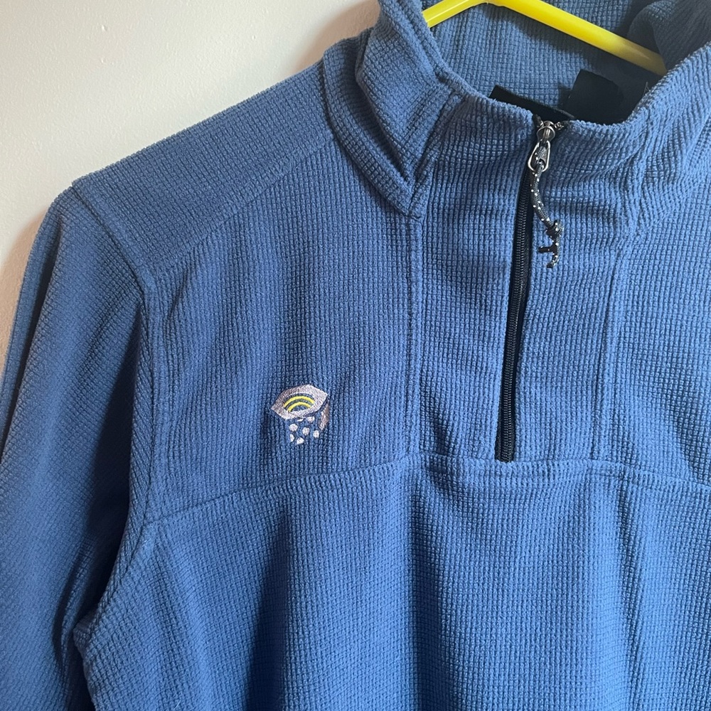 Mountain Hardwear Pullover Quilted Blue Medium